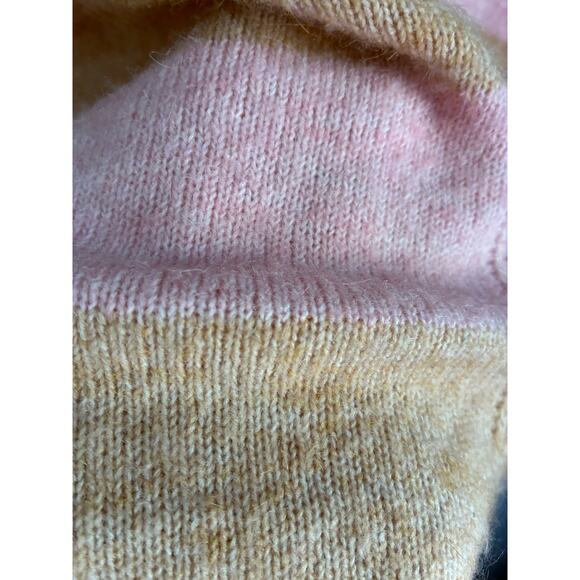 Anthropologie Sanctuary Striped Mock Sweater Women's XL Wool Blend - Picture 7 of 8